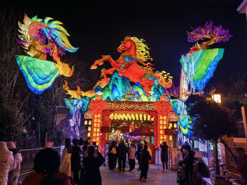 南京夫子庙秦淮花灯