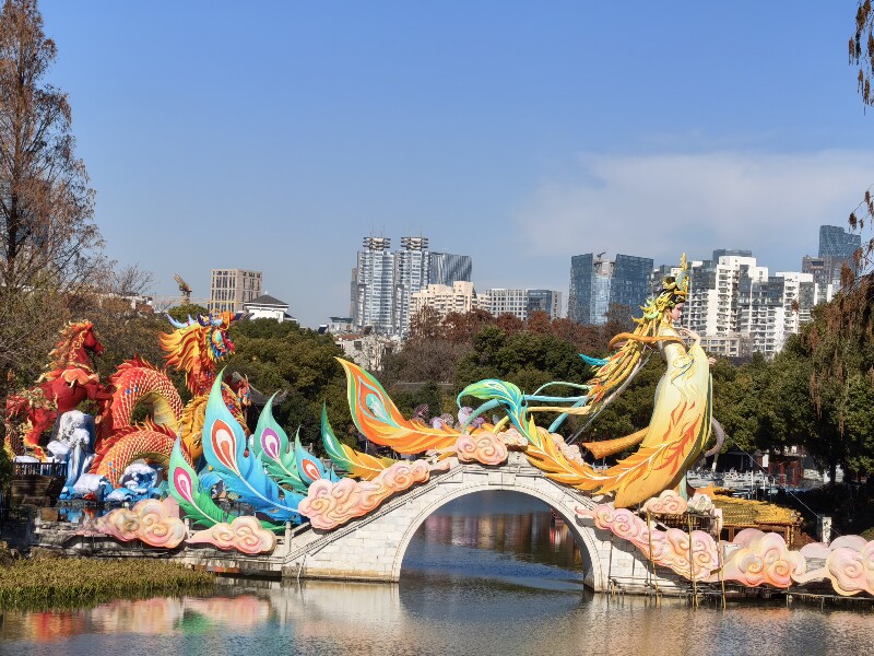 南京夫子庙秦淮花灯